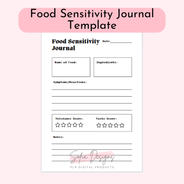 Food Journal Template (PLR) – Plr Products – Plr Content - PLR Digital Products 5