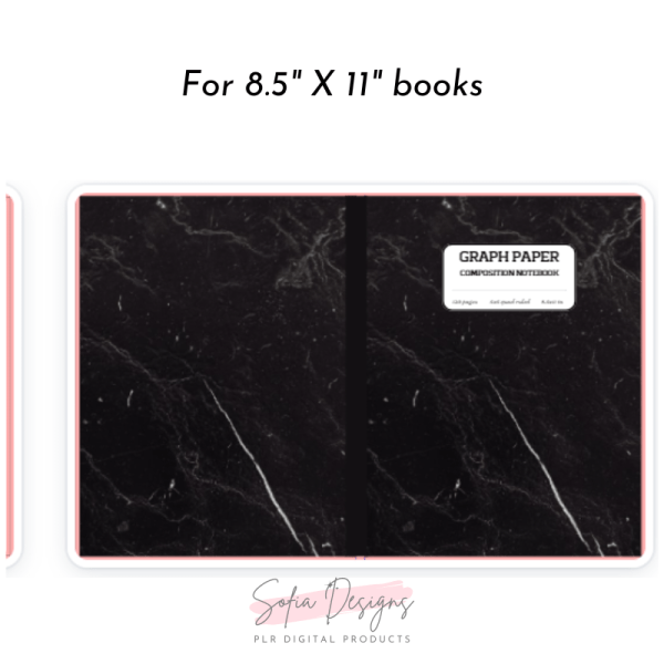 KDP Cover Template For Notebooks – 8.5″ X 11″ - PLR Digital Products 4