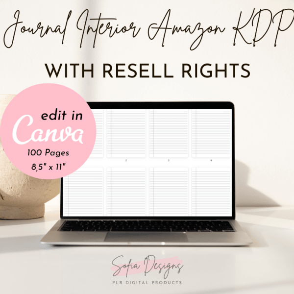 Amazon Kdp Journal Template (PLR) – Plr Products – Plr Content - PLR Digital Products 3