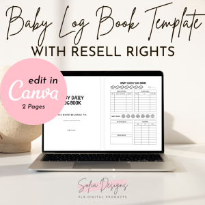 PLR Baby Daily Log Book Template