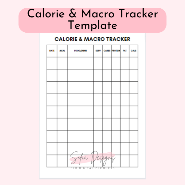 Calorie & Macro Tracker (PLR) – Plr Products – Plr Content - PLR Digital Products 5