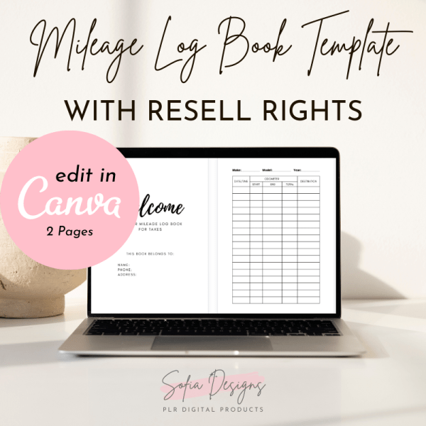 Mileage Log (PLR) – Plr Products – Plr Content - PLR Digital Products 3