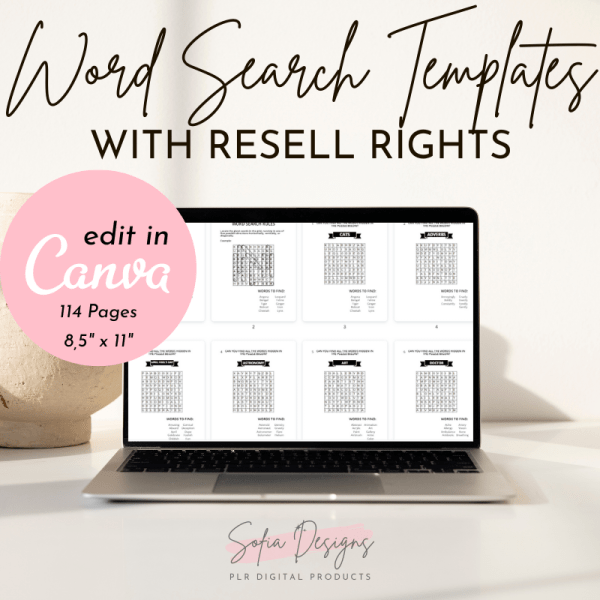 Word Search Printable for Kids (PLR) – Plr Products – Plr Content - PLR Digital Products 3