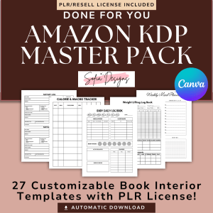 Kdp Template Master Pack – Plr Products – Plr Content (PLR Bundles) - PLR Digital Products