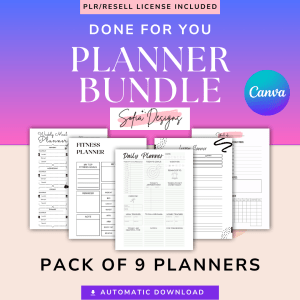 PLR Planner Bundle – Plr Products – Plr Content (PLR Bundles) - PLR Digital Products