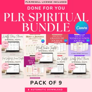 PLR Spiritual Bundle – Plr Products – Plr Content (PLR Bundles) - PLR Digital Products