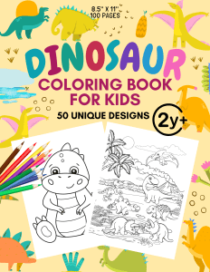 Dinosaur Coloring Book for Kids