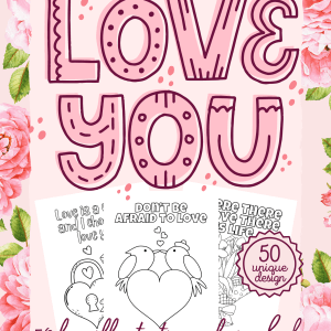 Valentine’s Day Coloring Book - PLR Digital Products