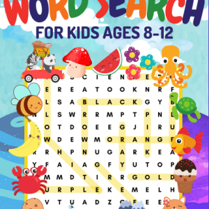 Word Search Printable for Kids – 100 Puzzles – Age 8 to 12 - PLR Digital Products