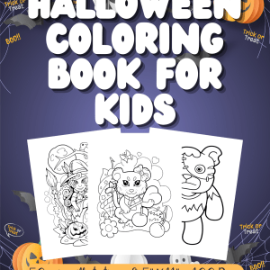 Halloween Coloring Book for Kids - PLR Digital Products