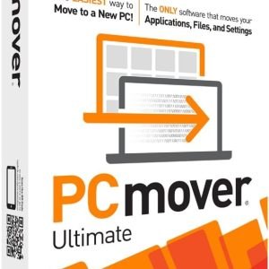 Laplink PCmover Ultimate 11 – Easily Transfer Files to New Computer – Efficient Migration of Applications from Old PC to a New PC – Data Transfer Software – Includes Optional Ethernet Cable – 1 Use - PLR Digital Products