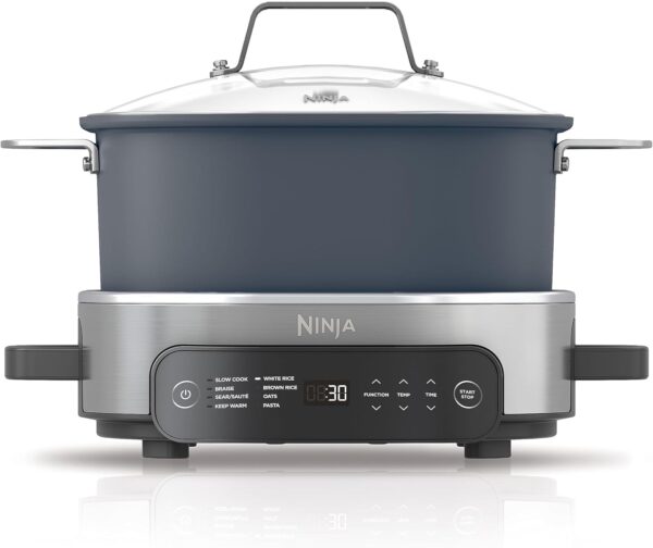 Ninja Foodi Everyday Possible Cooker Pro, 8-in-1 Versatility, 6.5 QT, One-Pot Cooking, Replaces 10 Cooking Tools, Faster Cooking, Family-Sized Capacity, Adjustable Temp Control, Midnight Blue - PLR Digital Products 3