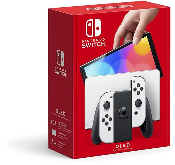 Nintendo Switch (OLED model) with White Joy-Con - PLR Digital Products 3