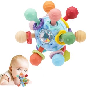 Teething Toys for Babies, Baby Montessori Sensory Toys for 0-12 Months, Newborn Infant Learning Developmental Toys Gifts - PLR Digital Products