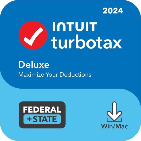 TurboTax Deluxe 2024 Tax Software, Federal & State Tax Return [PC/MAC] - PLR Digital Products 3