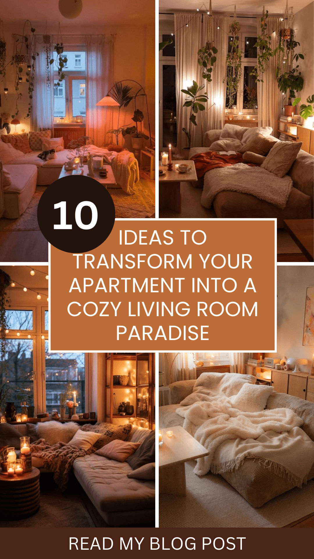 10 Ideas to Transform Your Apartment into a Cozy Living Room