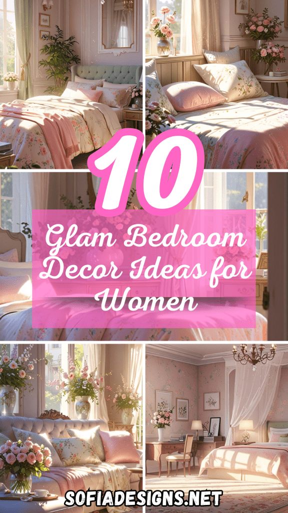 10 Glam Bedroom Decor Ideas for Women