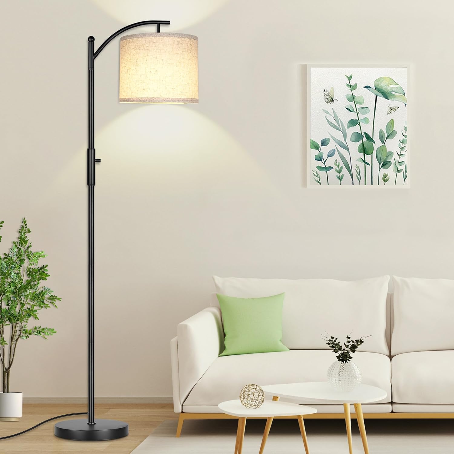 Floor Lamps with Warm Bulbs