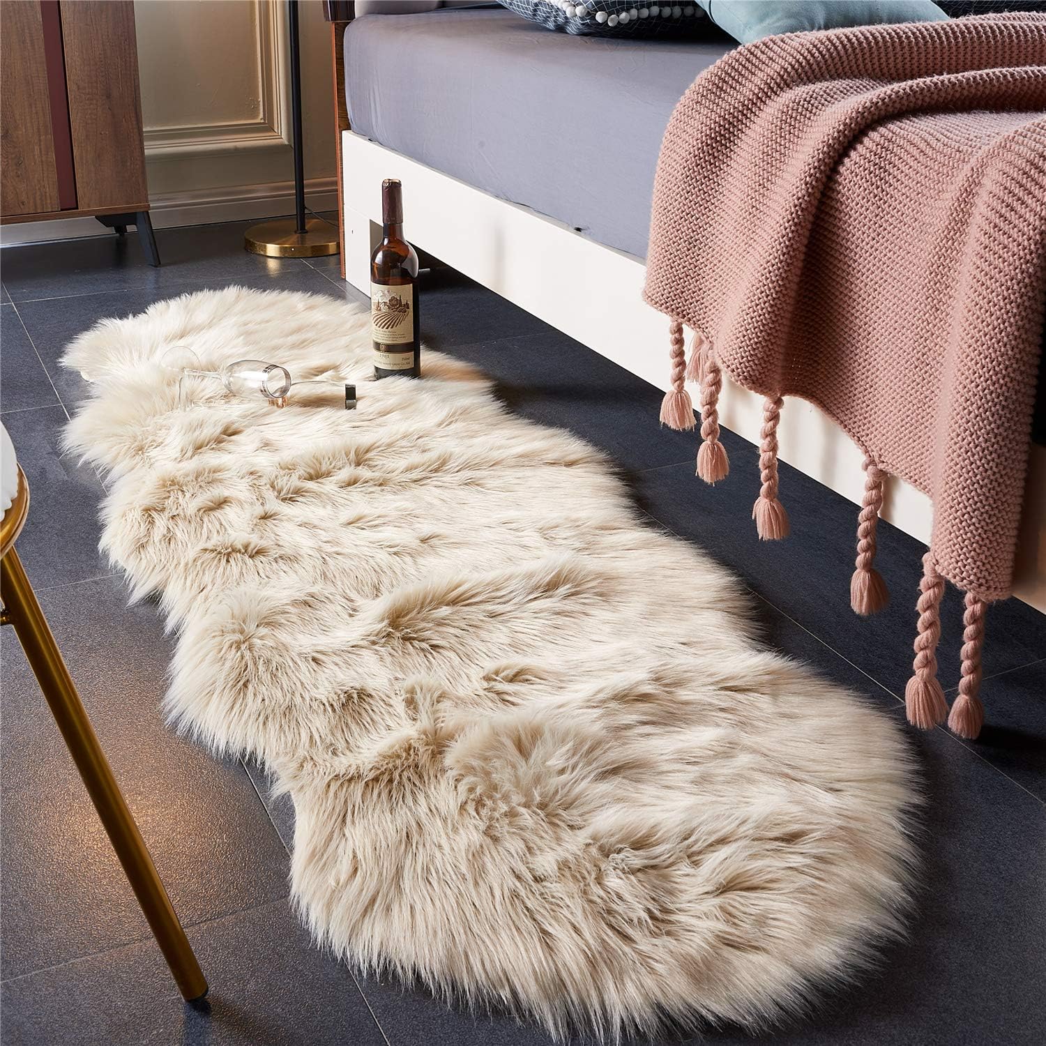 Fluffy Faux Fur Rug