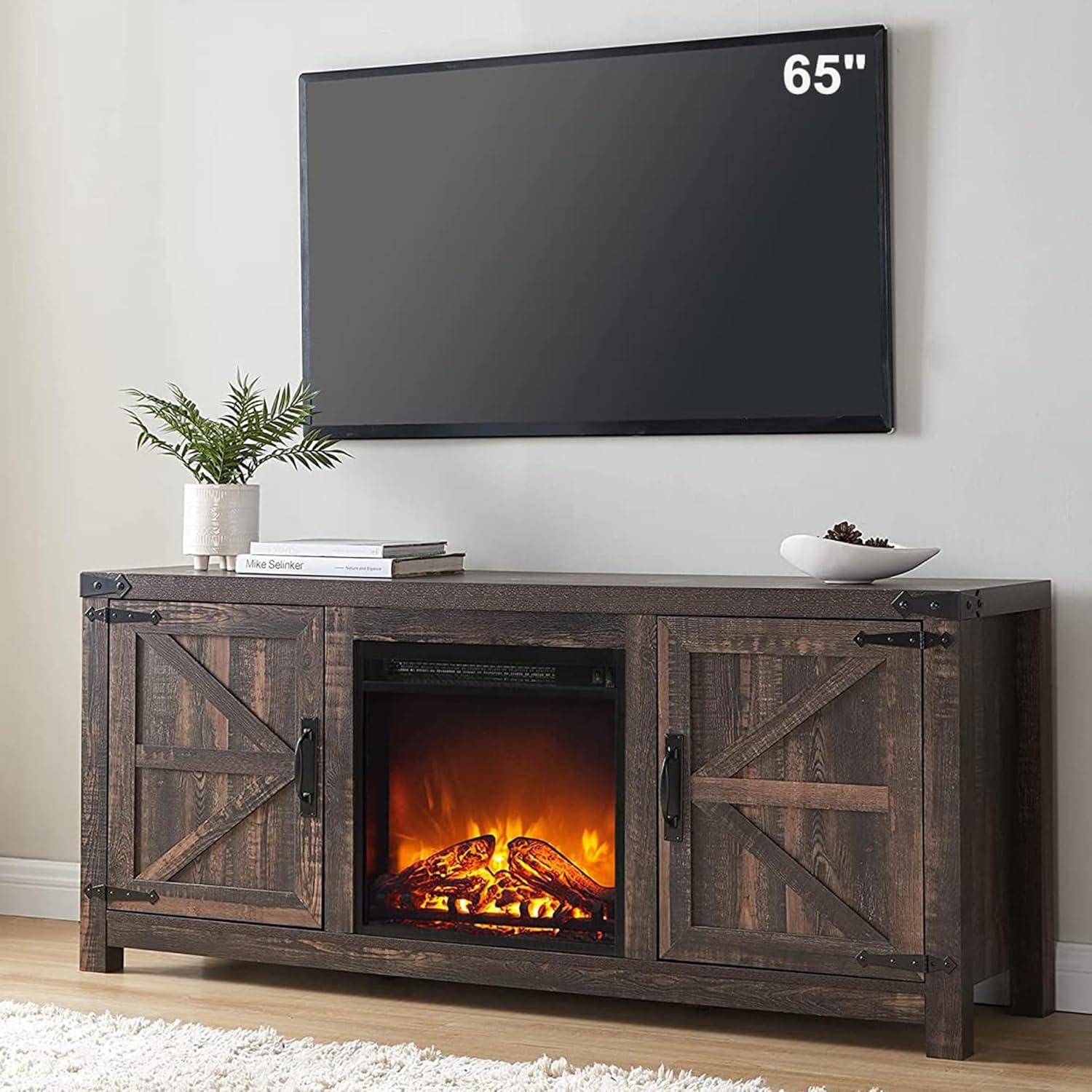 Electric Fireplace Console