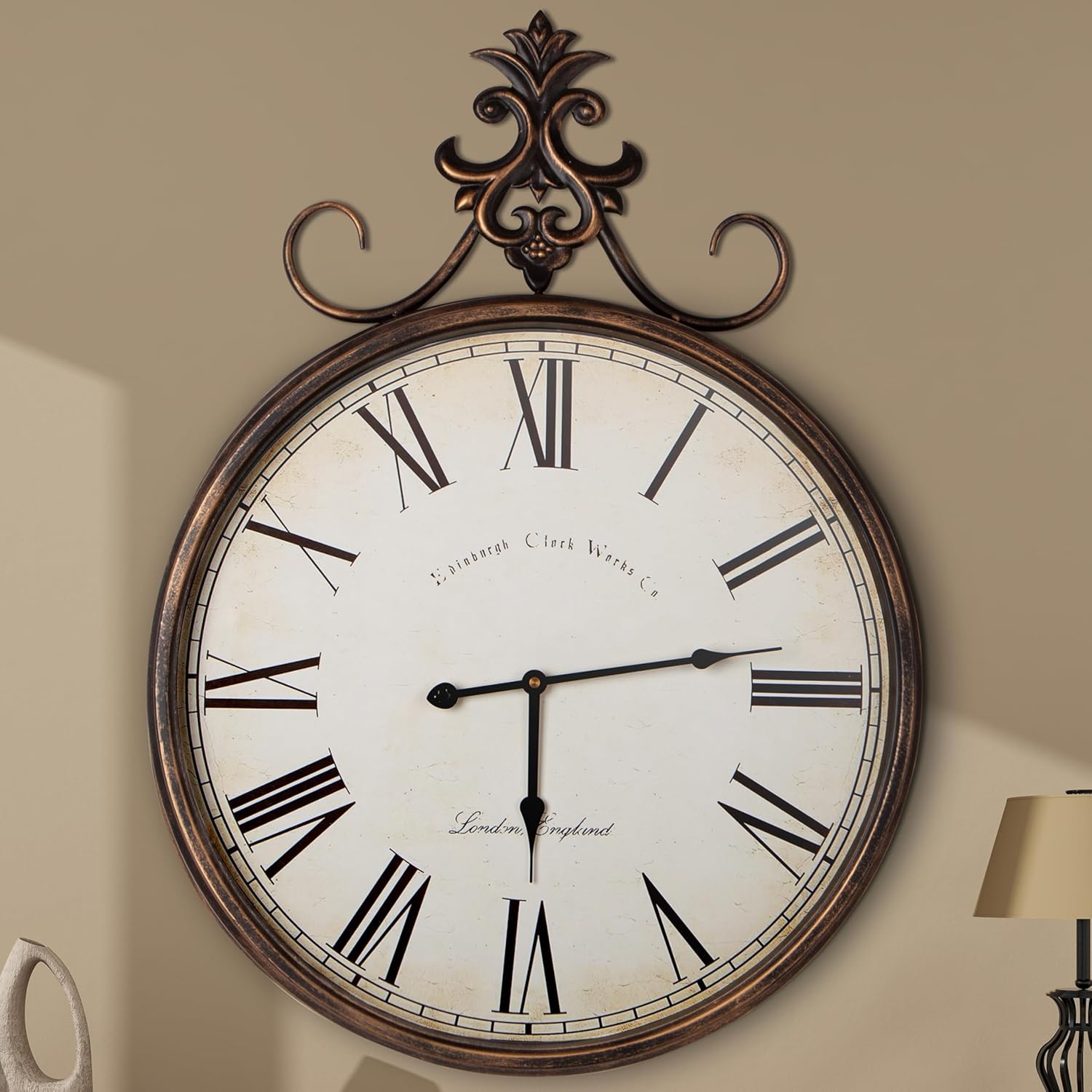 Large Vintage Wall Clock