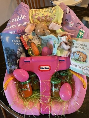 Bright & Fun Easter Basket for Babies