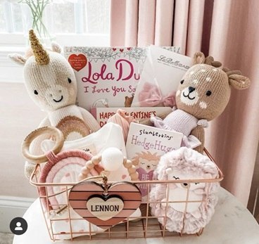 Pastel Easter Baby Basket