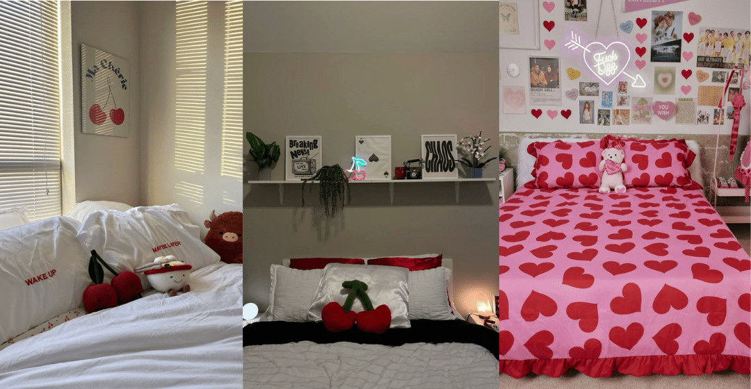 10 Ideas for a Cute Cherry Bedroom Vibe blog post