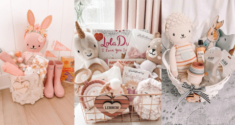 Newborn Baby Easter Basket Ideas