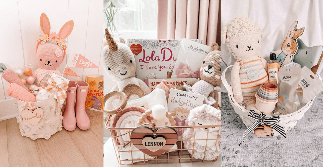 Newborn Baby Easter Basket Ideas