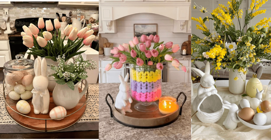 10 Easy DIY Simple Easter Table Decorations Centerpieces Ideas