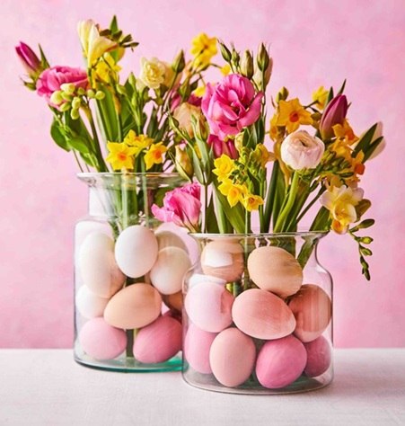 10 Easy DIY Simple Easter Table Decorations Centerpieces Ideas