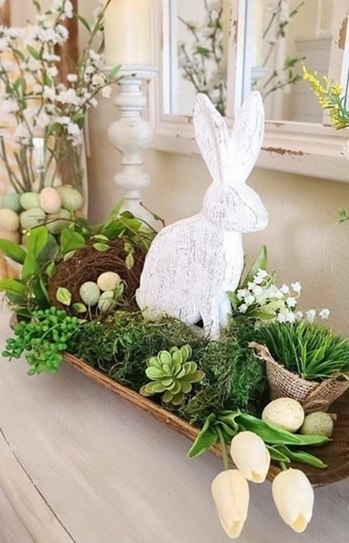 simple easter table decorations centerpieces diy