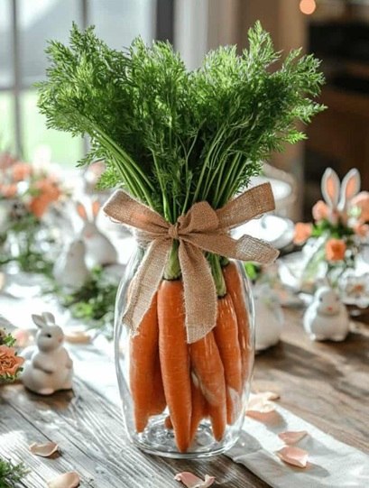 Carrot Bouquet Centerpiece