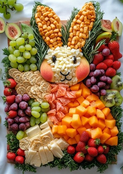 Easter-Themed Charcuterie Board