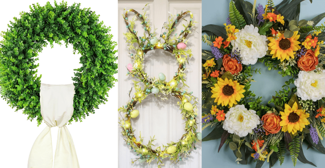 10 Outdoor Modern Spring Wreaths for Front Door