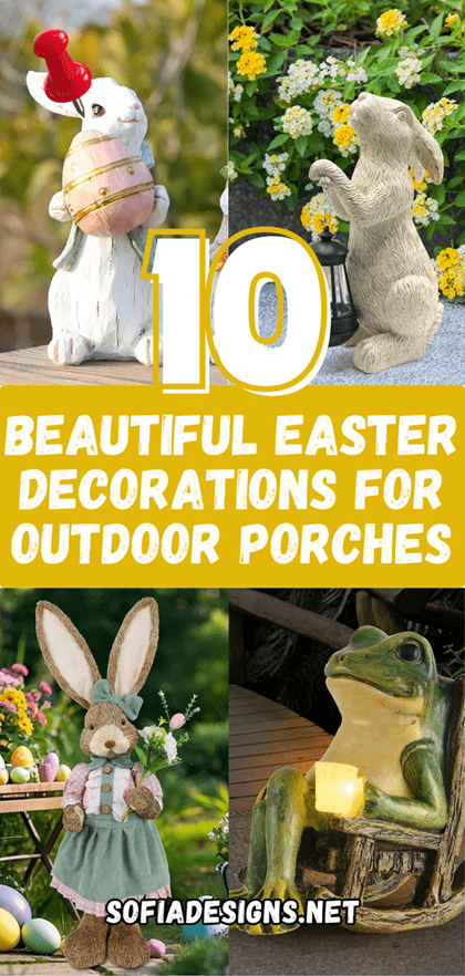 10 Simple Outdoor Easter Decorations Ideas Pinterest