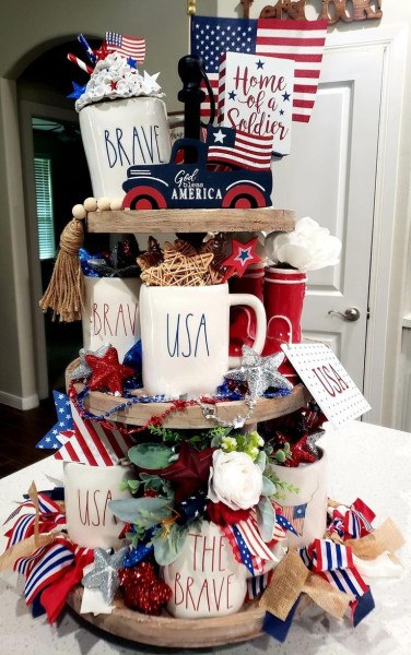 Heroic Stars & Stripes Tray