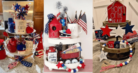 10 Creative 4th of July Tiered Tray Ideas to Copy