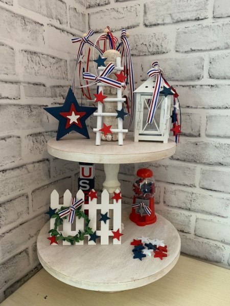 4th of July Tiered Tray Ideas