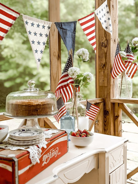 Vintage Americana Dessert Bar
