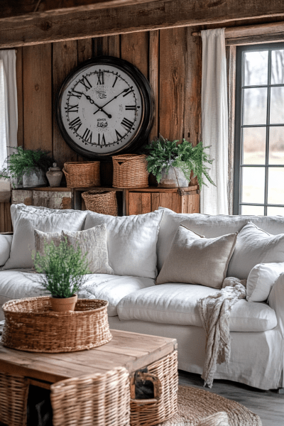 Farmhouse Living Room Decor Ideas That Bring Cozy Vibes To Your Home