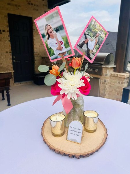 Graduation Personalized Photo Centerpieces
