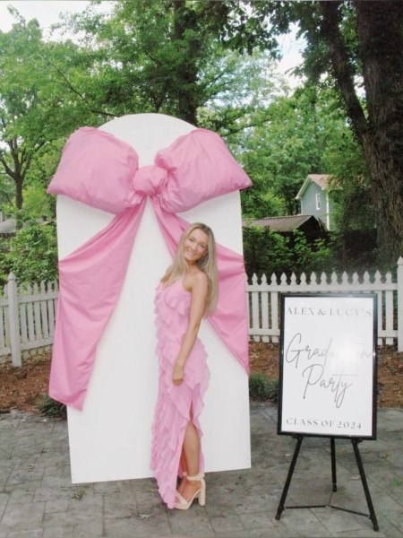 Graduation Life-Sized Gift Box Photo Prop