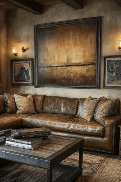 Above Couch Dramatic & Moody Statement Art