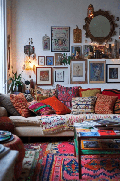 Maximalist Above Couch Wall Decor