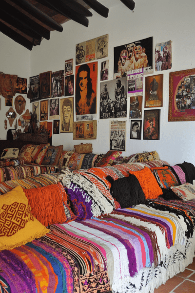 Above Couch Retro Posters Wall Art