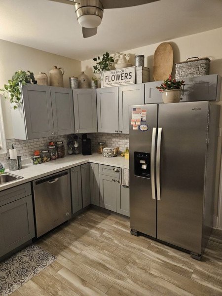 Top of Kitchen Cabinet Decor Ideas