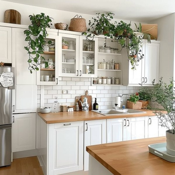 Top of Kitchen Cabinet Decor Ideas