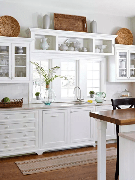 Top of Kitchen Cabinet Decor Ideas